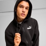 PUMA POWER GRAPHIC FULL-ZIP HOODIE FL 681740-01 Black Image 1