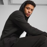 PUMA ESS NO. 1 LOGO FULL-ZIP HOODIE FL 682586-01 Black Image 1