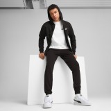 PUMA ESS NO. 1 LOGO FULL-ZIP HOODIE FL 682586-01 Black Image 5