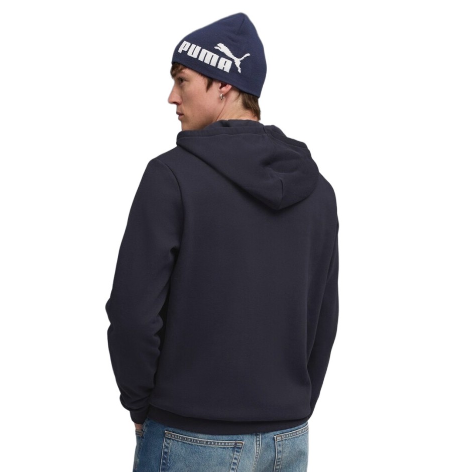 PUMA ESS NO.1 LOGO FULL-ZIP HOODIE FL (S) 682658-16 Blue