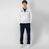 CHAMPION HOODED FULL ZIP SWEATSHIRT 218530-WW001 White Image 2