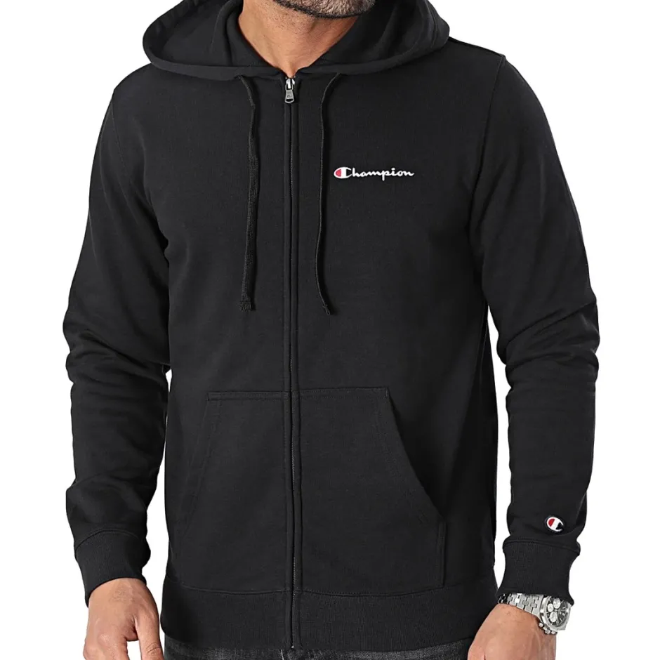 トップス champion hooded ALL IN ONE CHAMPION 219837-KK001 Black