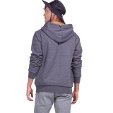 BODY ACTION FUR LINED ZIP HOODIE 073918-01-03E Ανθρακί Εικόνα 0