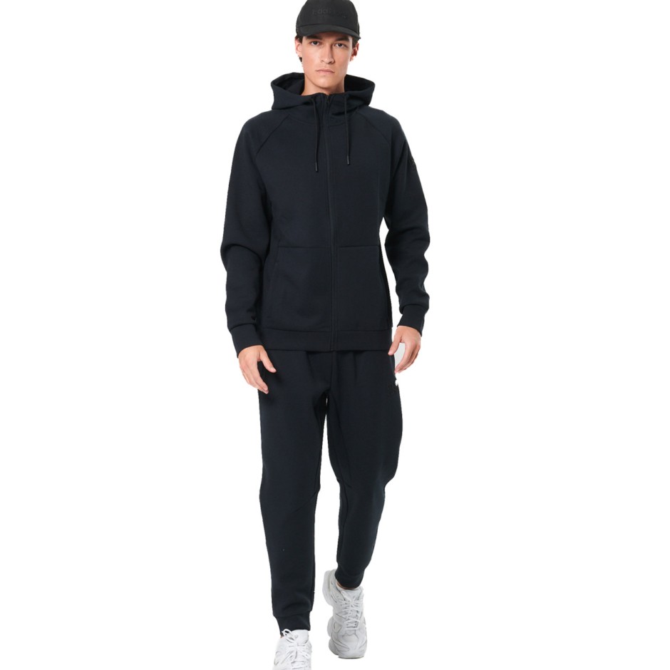 Ανδρική Ζακέτα Μαύρη - Body Action Tech Fleece