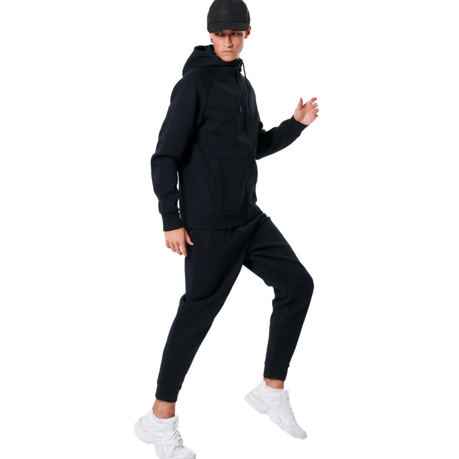 Ανδρική Ζακέτα Μαύρη - Body Action Tech Fleece
