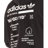 adidas Originals KAVAL FZ HOODIE DH4989 Black Image 1