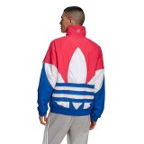 adidas Originals BIG TREFOIL OUTLINE WOVEN COLORBLOCK TRACK JACKET GE6224 Colorful Image 0
