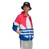 adidas Originals BIG TREFOIL OUTLINE WOVEN COLORBLOCK TRACK JACKET GE6224 Colorful Image 