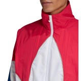 adidas Originals BIG TREFOIL OUTLINE WOVEN COLORBLOCK TRACK JACKET GE6224 Colorful Image 4