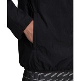 adidas Originals ADICOLOR ESSENTIALS TREFOIL WINDBREAKER H34687 Black Image 2