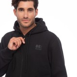BE:NATION LOGO FULL ZIP HOODIE 07302301-01 Black Image 1
