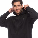 BE:NATION LOGO FULL ZIP HOODIE 07302301-01 Black Image 2