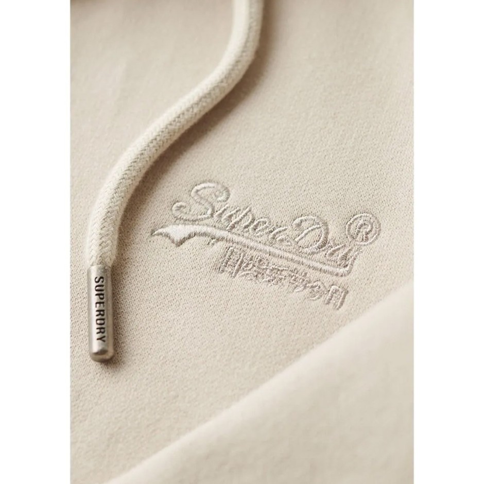 SUPERDRY OVIN ESSENTIAL LOGO ZIP HOODIE M2013116D-1LC Beige