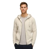SUPERDRY OVIN ESSENTIAL LOGO ZIP HOODIE M2013116D-1LC Beige Image 