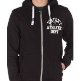 DISTRICT75 MEN'S FULL ZIP HOODIE 120MHZ-770 Μαύρο