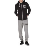 DISTRICT75 MEN'S FULL ZIP HOODIE 120MHZ-770 Μαύρο Εικόνα 2
