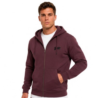 Men's Full-Zip Hoodie Brown - District75 