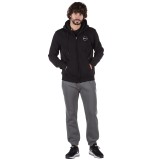 GSA SUPERCOTTON ZIPPER HOODIE 17-17026-01 BLACK Μαύρο