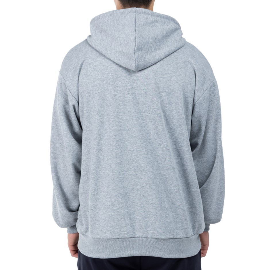 GSA SPORT HOODIE JACKET (BRUSHED) 28-1405-GREY MELANGE Grey