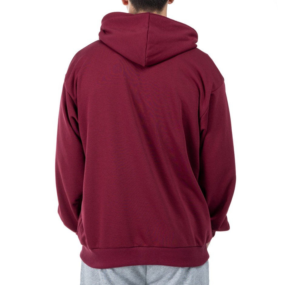 GSA SPORT HOODIE JACKET (BRUSHED) 28-1405-OXBLOOD Βordeaux