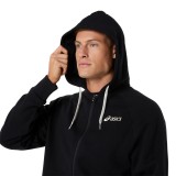 ASICS LOGO FLEECE FULL ZIP HOODIE 2031F325-001 Μαύρο Εικόνα 3