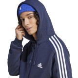 adidas sportswear M 3S FL FZ HD IJ6478 Blue Image 1