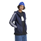 adidas sportswear M 3S FL FZ HD IJ6478 Blue Image 3