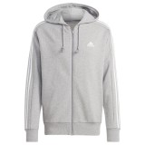 adidas sportswear M 3S FT FZ HD IC9833 Grey Image 2