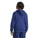 Ανδρική Ζακέτα Μπλε - adidas Sportswear Essentials 3-Stripes French Terry Εικόνα 0