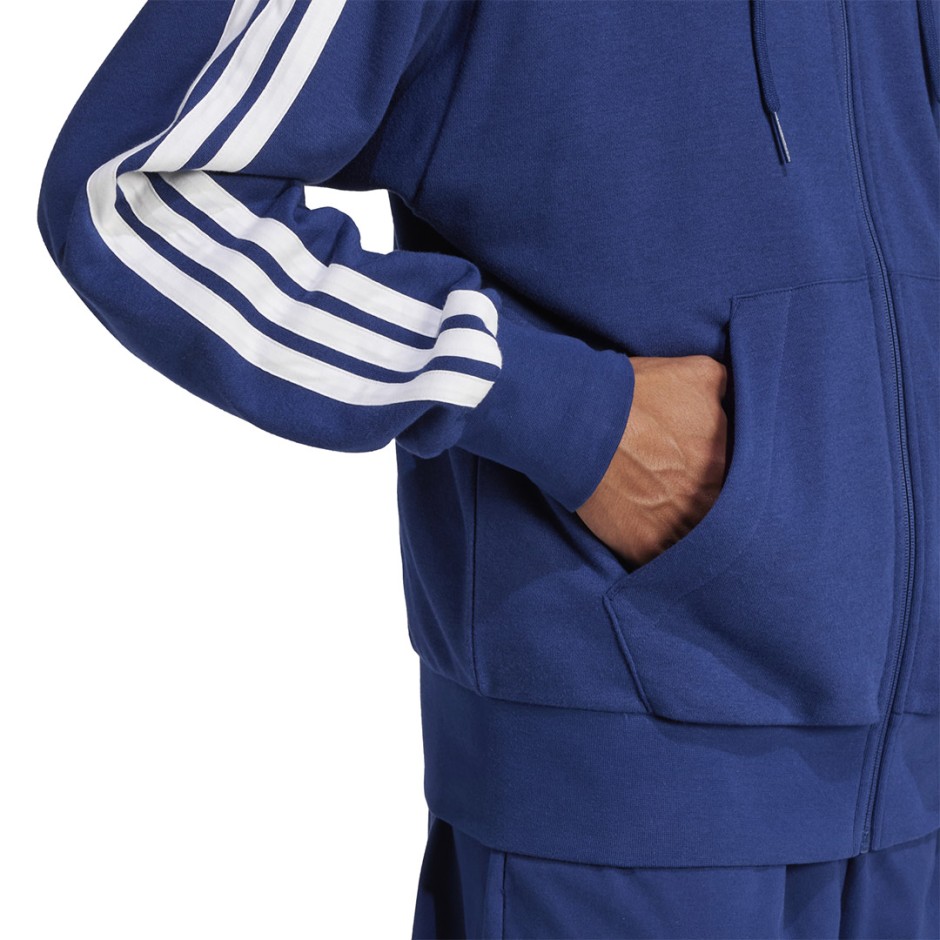 adidas sportswear M 3S FT FZ HD JE6341 Blue