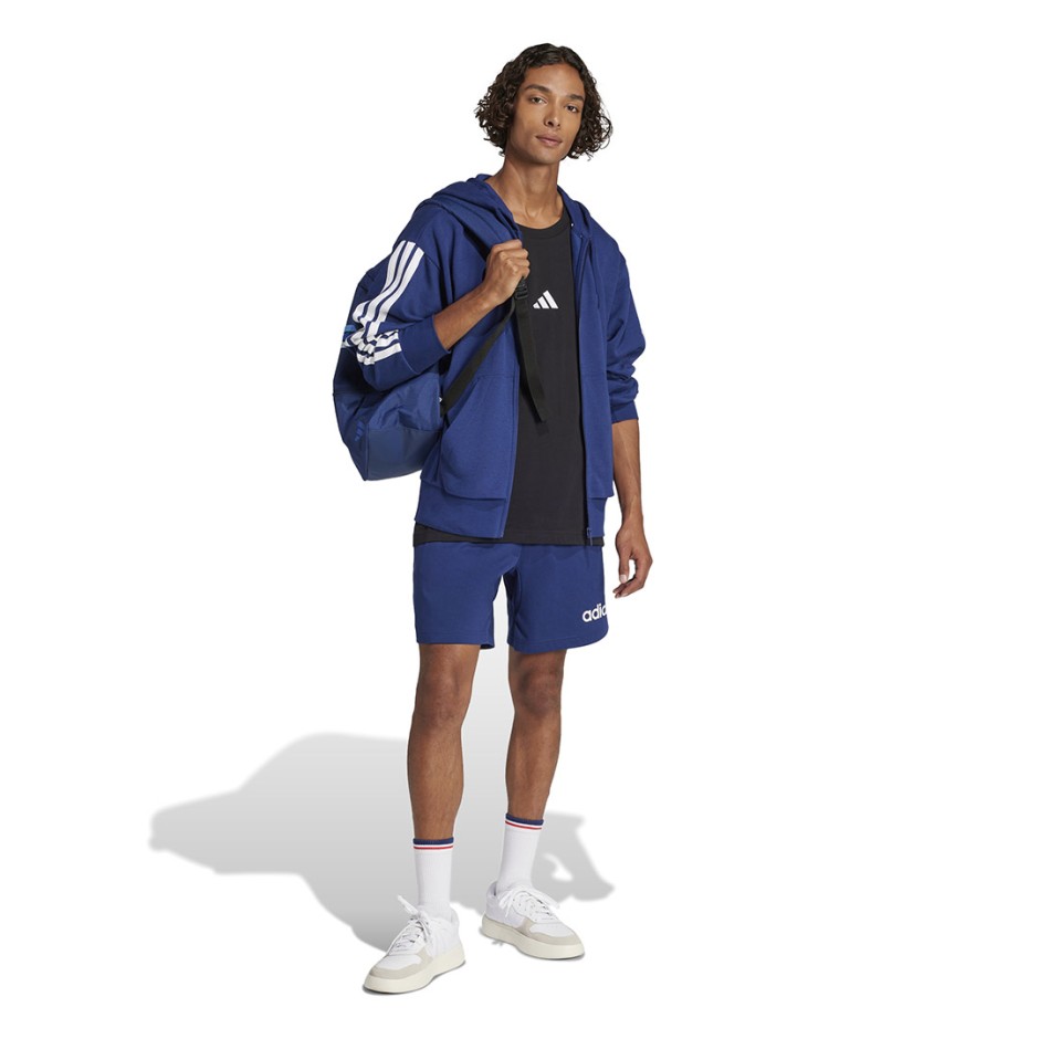 adidas sportswear M 3S FT FZ HD JE6341 Blue