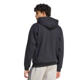 Men's Full-Zip Hoodie Black - adidas Sportswear Essentials 3-Stripes Fleece Image 0