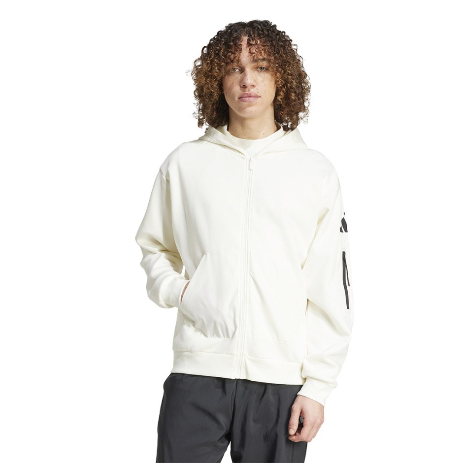 adidas sportswear M CE FZ HD GD JF3296 Ecru