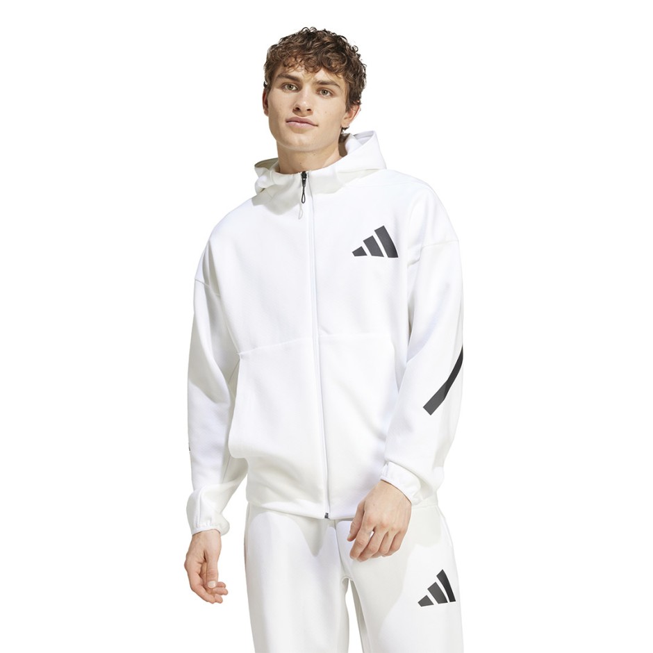 Ανδρική Ζακέτα Λευκή - adidas Sportswear Z.N.E. 