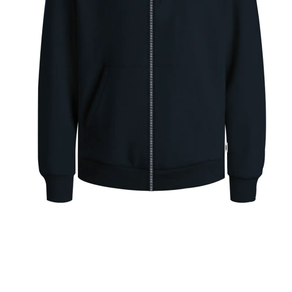JJ REBEL JREBCREST SWEAT ZIP HOOD 12307284-NAVY BLAZER Blue