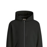 JJ REBEL JREBCREST SWEAT ZIP HOOD 12307284-ASPHALT Coal Image 0