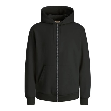 JJ REBEL JREBCREST SWEAT ZIP HOOD 12307284-ASPHALT Coal