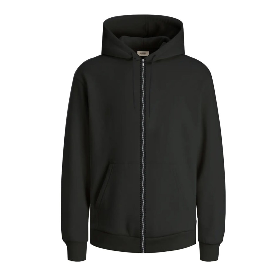 JJ REBEL JREBCREST SWEAT ZIP HOOD 12307284-ASPHALT Coal