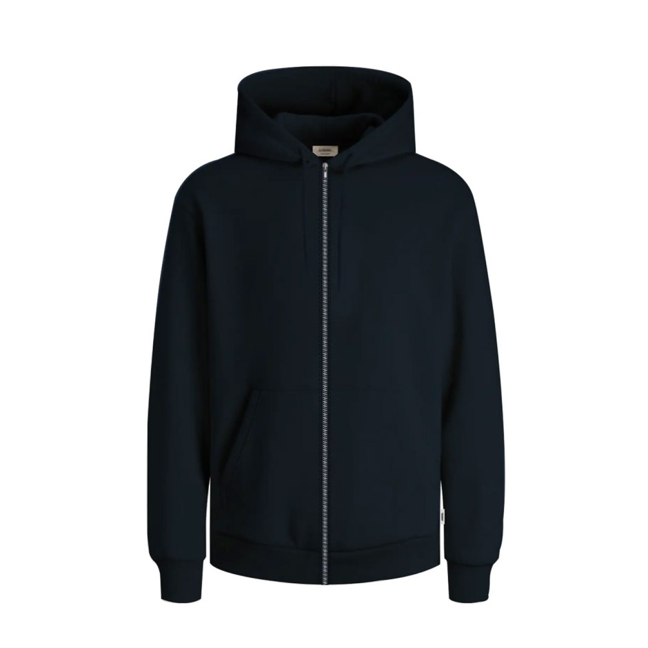 JJ REBEL JREBCREST SWEAT ZIP HOOD 12307284-NAVY BLAZER Blue