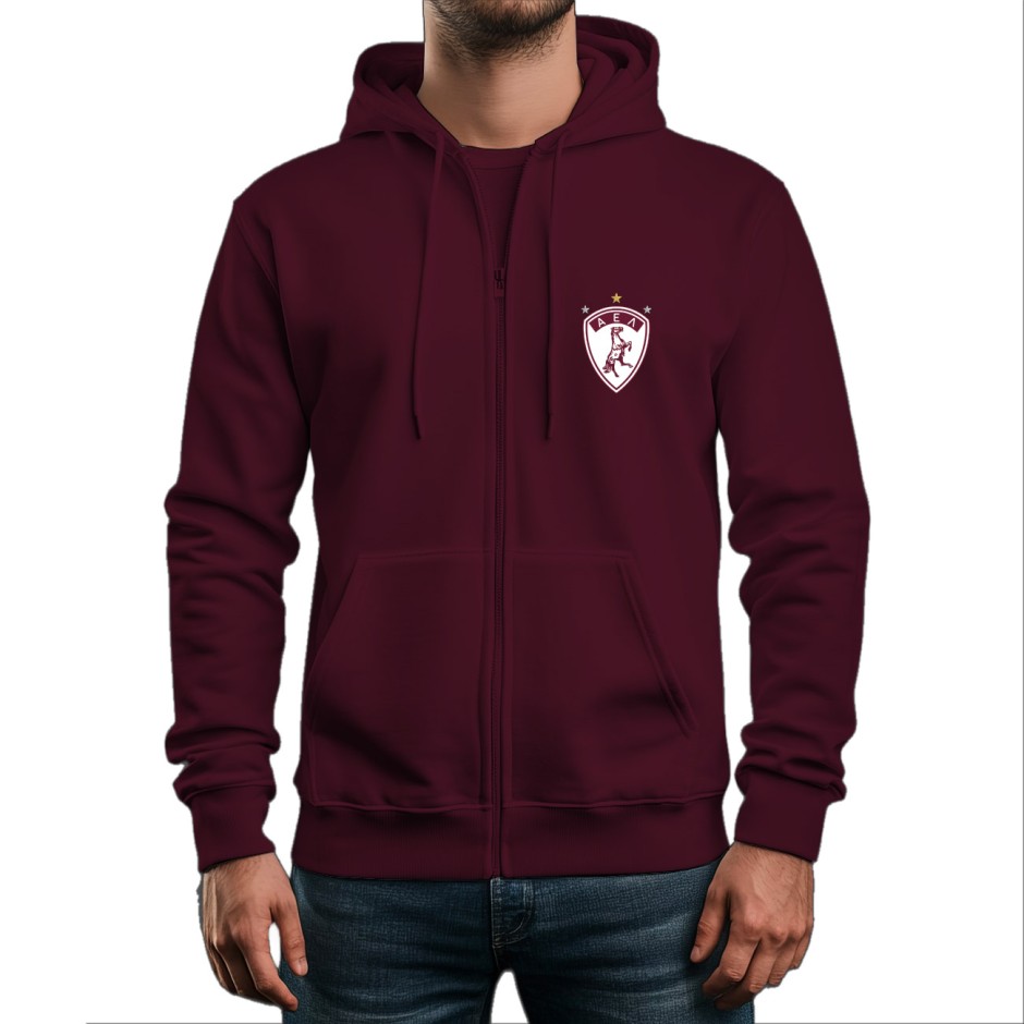 Ανδρική Ζακέτα Βυσσινί - AEL FC