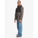 QUIKSILVER FZ POLAR HOOD EQYFT04825-KZM0 Coal Image 1