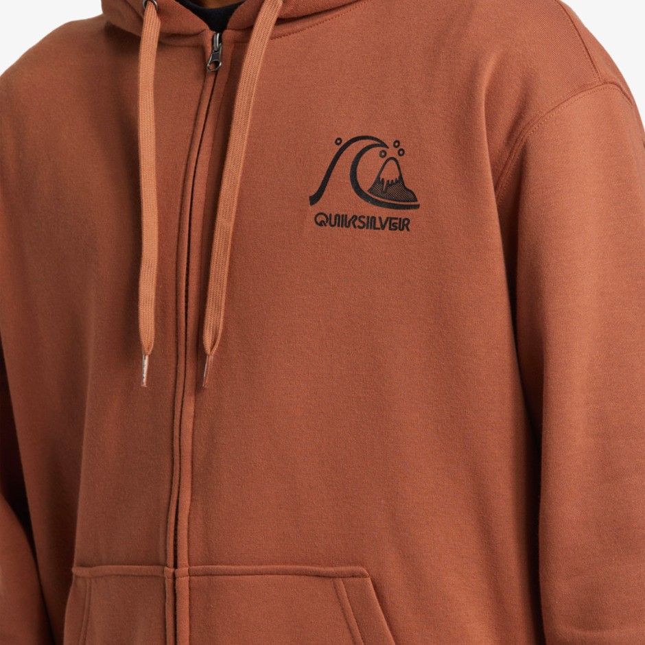 Ανδρική Ζακέτα Καφέ - Quiksilver Graphic