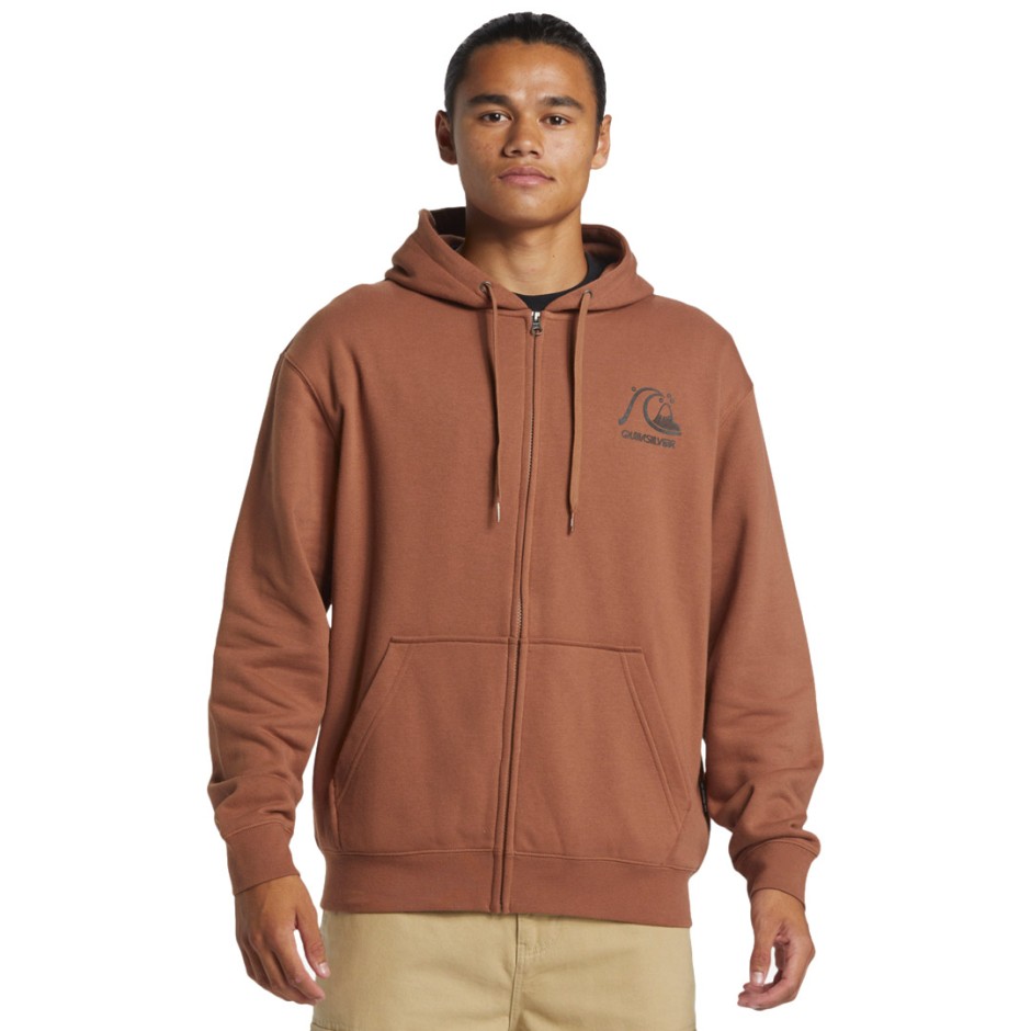 Ανδρική Ζακέτα Καφέ - Quiksilver Graphic