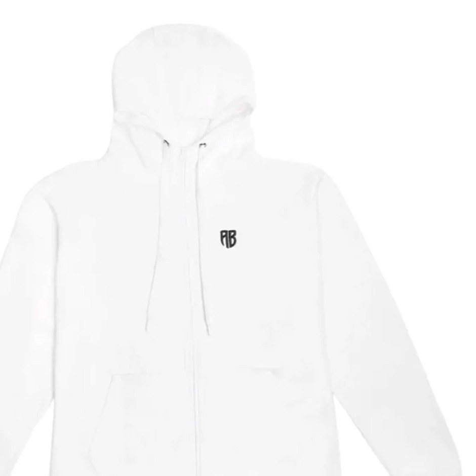 ANTETOKOUNBROS AB UNISEX HOODIE JACKET APCD352U02-101 White