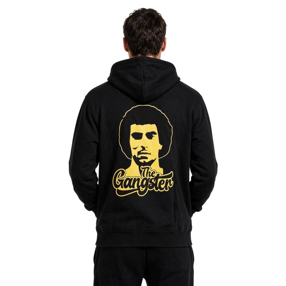Men's Full-Zip Hoodie Black - Nick Galis 'The Gangster'