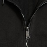 Men's Full-Zip Hoodie Black - Nick Galis 'The Gangster' Image 1