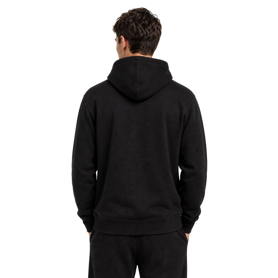Men's Full-Zip Hoodie Black - Nick Galis 'NG' 