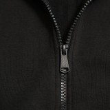 Men's Full-Zip Hoodie Black - Nick Galis 'NG'  Image 3