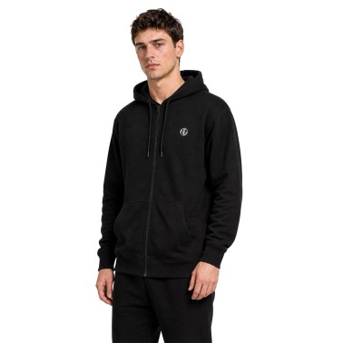 Men's Full-Zip Hoodie Black - Nick Galis 'NG' 