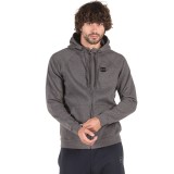 UNDER ARMOUR RIVAL FLEECE FZ HOODIE 1320737-020 Coal Image 